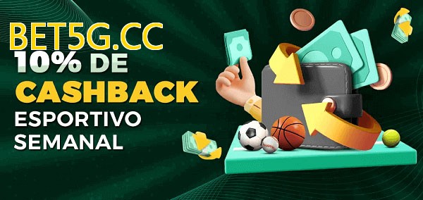 10% de bônus de cashback na BET5G.CC